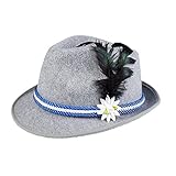 Boland - Hut Volksfest, Filz-Hut mit Bändern und Blume, Bayer,...