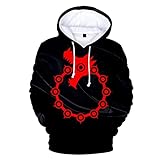 The Seven Deadly Sins Hoodie 3D Gedruckte Cosplay Sweatshirt Meliodas...