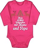 Shirtracer Baby Body Langarm Mädchen Junge - Weihnachten Baby...