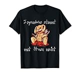 Irgendwas stimmt mit Hasi nicht, Halloween Spruch T-Shirt