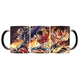 One Piece Tasse mit Farbwechsel,Keramik,Kaffee- und Teetasse mit...
