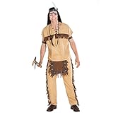 dressforfun Herrenkostüm Indianer | Kostüm + Haarband und Armband |...
