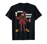Weihnachtspulli Alkohol - Weihnachtsshirt Bier Wein Weinglas T-Shirt