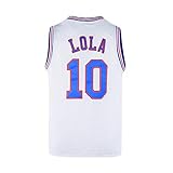 Herren Basketball Trikots #1 Bugs #10 Lola Space Movie Trikots 90er...