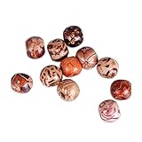 ca. 400 stück Mini Perlen Set (Acryl oder Holz) Bastelperlen für...