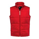 B&C - gefütterte Weste 'Bodywarmer Men' L,Red