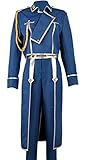 Anime Fullmetal Alchemist Cosplay Roy Mustang Kostüm Damen Herren...