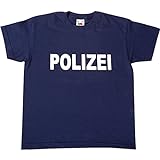 EDUPLAY 230055 Kinder T-Shirt 'Polizei', 100% Baumwolle, 116,...