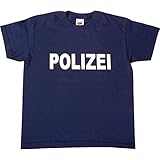 EDUPLAY 230055 Kinder T-Shirt 'Polizei', 100% Baumwolle, 116,...