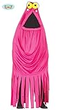 Monsterkostüm Kostüm Monster Gespenst Blau Pink Karneval Halloween...