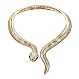 EVER FAITH Damen Vintage Stil Schlange Tier Lätzchen Choker Chunky...