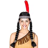 dressforfun Perücke mit Zwei geflochtenen Zöpfen | schwarz +...