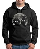 TShirt-People Shadow Puppets Kapuzenpullover Herren L Schwarz