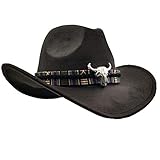 Yosang Wide Brim Herren- und Damen-Western-Outback-Cowboyhut mit...