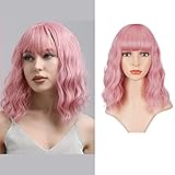 Barsdar Kurze Bob Perücken mit Pony schulterlange Frauen kurze...
