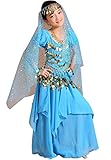 Astage Mädchen Kleid Bauchtanz Indianisch Halloween Karneval Kostüme...