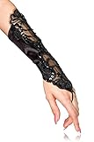 Armstulpen aus Satin mit Stickereien und Perlen - perfekt für...
