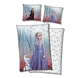 Familando Warme Eiskönigin Winter Bettwäsche · 135x200 + 80x80 ·...