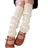 HugeStore Damen Frauen Winter Crochet Stricken Stulpen Beinstulpen...