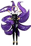 MingoTor Neunschwanzige Fuchs Ahri K/DA Skin Outfit Cosplay Kostüm...