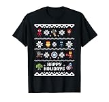 Marvel Avengers Christmas Sweater Happy Holidays T-Shirt