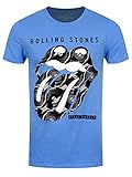 The Rolling Stones Herren Steel Wheels T-Shirt, Schwarz (Black Black),...