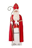 Wilbers Herren Kostüm Bischof Sankt Nikolaus Weihnachten Karneval...