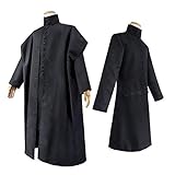Halloween Herren Uniform Herren Professor Schwarz Kostüm Snape...