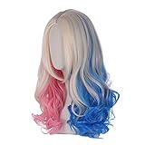 FVCENT 26 Inches lange lose lockige Mischfarbe Frauen Cosplay Karneval...