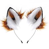 Handgefertigtes katzenohren Fuchs Wolf Ohren Halloween Kostüm...