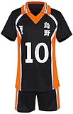 MINIDORA Herren T-shirt und Shorts 烏野 Haikyuu Hinata Shoyo T-shirt...