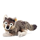Steiff Snorry Schlenker Wolf - 40 cm - Kuscheltier für Kinder -...