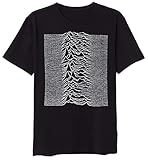 Joy Division - Unknown Pleasures/T-Shirt/Herren Men/Schwarz Black (XL)