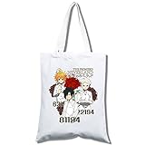 kewing The Promised Neverland Tote Canvas Bag Casual Daily School...