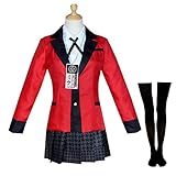Alaiyaky Jabami Yumeko Cosplay Anime Kostüm 6 Stücke Kakegurui...