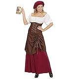 Widmann - Kostüm Mittelalterliche Wirtin, Kleid und Mütze,...