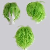 30CM Anime Cosplay Curly Hair Tail Volle Perücken Kurze Perücke...