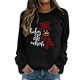 Ugly Christmas Sweater Damen Weihnachtspullover Sweatshirt mit...