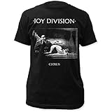 Impact Joy Division Closer Print Men's Slim Cotton Shirt Medium Black