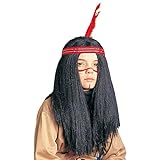 NET TOYS Kinder Perücke Indianer Junge Karnevalsperücke...