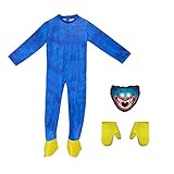 Enhenenhen Pop Play-time Hugg Wugg Costume for Kids, Game Blue Mouth...