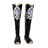 PinLian Genshin Impact Albedo Stiefel Schuhe Halloween Cosplay Kostüm...