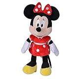 Simba 6315870226 - Disney Minnie Mouse, 25cm Plüschtier im roten...