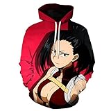 YZJYB Unisex Cosplay Anime My Hero Academia Kapuzenpullover YAOYOROZU...