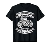 Unterschätze niemals einen alten Mann auf einem Motorrad T-Shirt