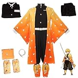 Cosplay Life Zenitsu Agatsuma Cosplay Kostüm - Anime Dämon Slayer...