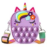 Pop Tasche it Fidget Toys, Push Bubble Sensory Squeeze Umhängetasche...