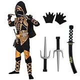 Spooktacular Creations Kinder Golden Ninja Kostüm für Jungen...