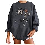 Hellfire Club Tshirt Tshirt Damen Musselin Bluse Damen Festliche...