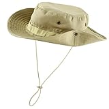 Faletony Outdoor Hut Buschhut Boonie Hat mit Kinnband Fischermütze...